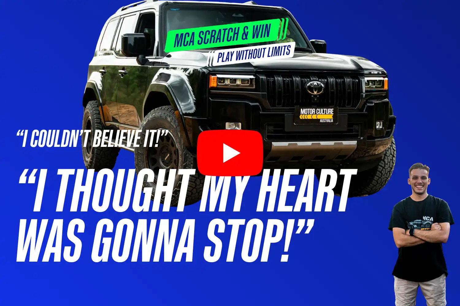 Helen won a brand new Prado!