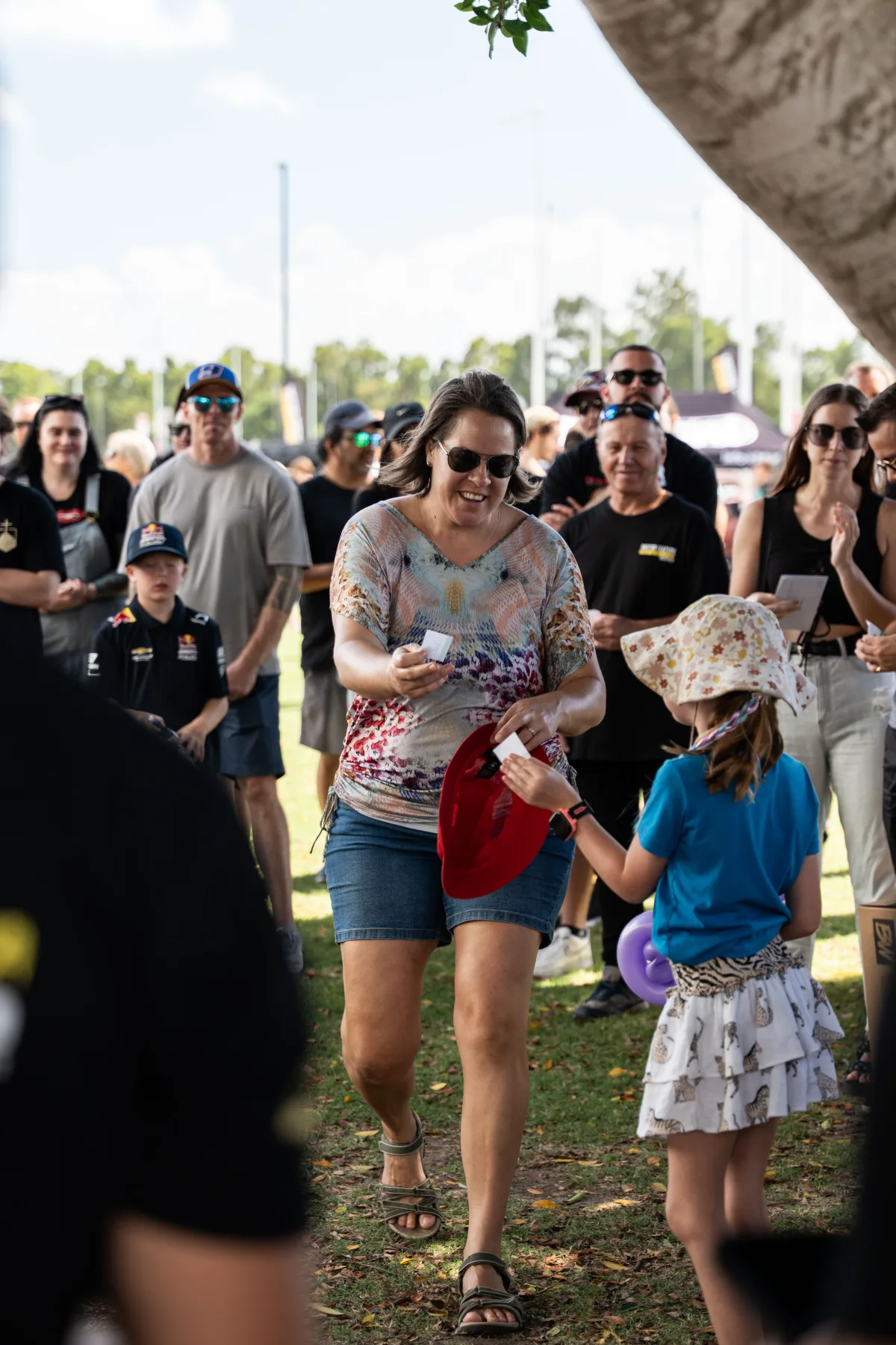 Families and members at an MCA Cars & Culture meet
