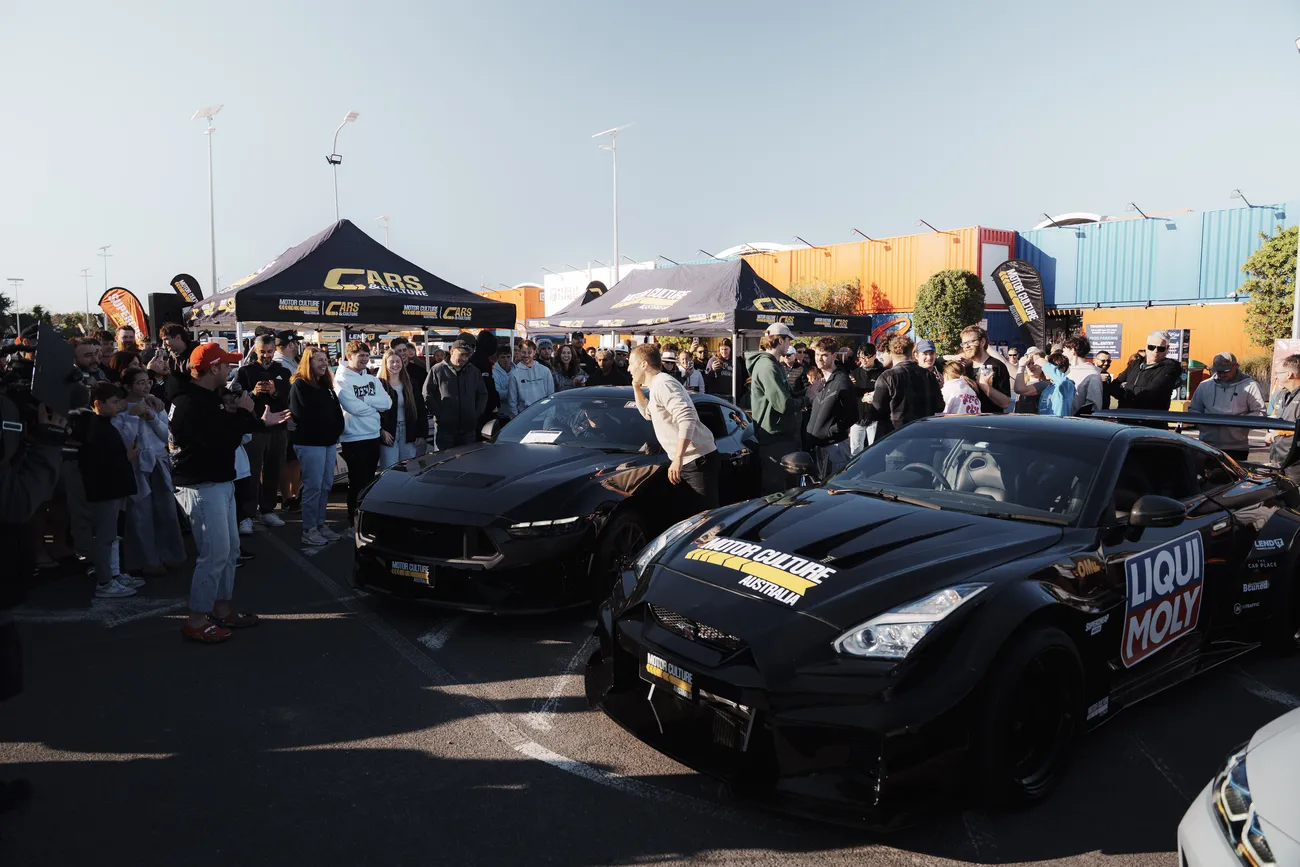 MCA community and partners at a Cars & Culture event