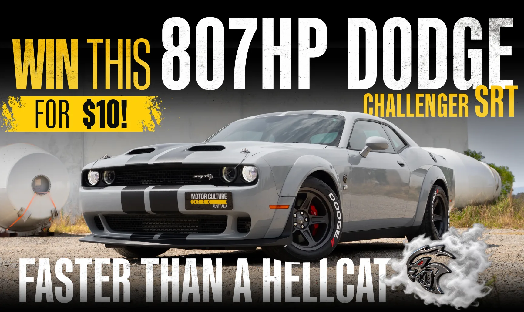 Win this 807hp Dodge Challenger