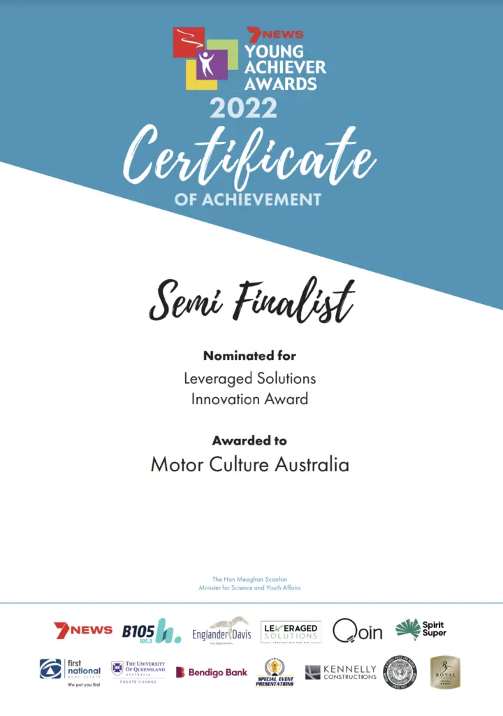 7NEWS Young Achiever Awards 2022