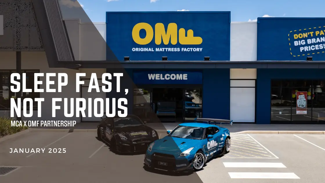 Sleep Fast, Not Furious: Motor Culture Australia x Original Mattress Factory
