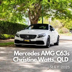 WHITE AMG C63S WINNER